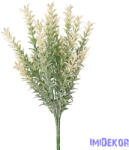  Műzöld 7 ágú dekor bokor 40cm - Világoszöld