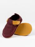 Isara Pantofi barefoot piele intoarsa - Erda Burgundy