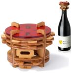 Puzzle Potato Topsy-Turvy - Puzzle pentru Sticla de Vin, Puzzle Potato, lemn