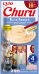 Inaba Foods INABA Churu Creamy Senior, Ton, plic recompense fără cereale pisici senior, (piure), 56g
