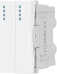 Luxion Modul Intrerupator Dublu Mecanic 2M / 1M LUXION, Standard Italian SmartElectro IntelligentHouse (LXI-011W)