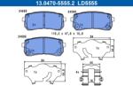 ATE Set placute frana ATE 13.0470-5555.2 (13.0470-5555.2)