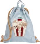 Jeune Premier Geantă de școală pentru sport și papuci City Bag Popcorn Jeune Premier construcție ergonomic-luxoasă 40*36 cm (JPCI025240)