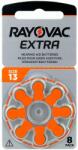 Rayovac Hallókészülék akkumulátor Rayovac 13 Mf PR48 ZincAir 8db (13AUX-8XEMF)
