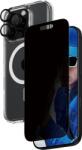 Panzer 3in1 Privacy Protection Apple iPhone 16 Pro készlet - Átlátszó / Fekete (B1292+P2862+1284) (B1292+P2862+1284)