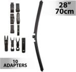 Carguard Ablaktörlő 28"/70 cm, 10 db adapterrel, 55747N