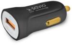 SAVIO SA-05/B Autós USB töltő Quick Charge 3.0 támogatással - Fekete (SA-05/B) (SA-05/B)