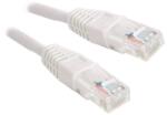 XtendLAN UTP Cat5e RJ45 Patch kábel 1m - Fehér (PK_5UTP010WHITE) (PK_5UTP010WHITE)