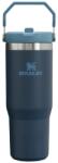 STANLEY The IceFlow Flip Dupla falú Termosz bögre szivószállal 890ml - Sötétkék (2809993536) (2809993536)