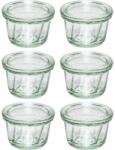 WECK 121467 Konyhai üveg tárolóedény 6 darabos készlet 165ml (121467) (121467)