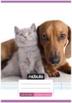 Nebulo Nebulo: Tűzött 4. osztályos tacskó és szürke cica mintás vonalas füzet 21-32 A/5 (VO4-1-CM-A5-12345939) - innotechshop