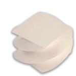 Iskola Fehér csavart jegyzettömb 8, 5x8, 5x6cm (P1131-3155-555522) - innotechshop