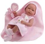 Llorens Újszülött lány baba megkötős sapiban 38cm (73814) - innotechshop