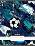 Nebulo Nebulo: Tűzött vonalas focilabda mintás füzet 81-32 A/4 (VO-XM-A4-12347742) - innotechshop