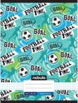 Nebulo Nebulo: Tűzött kockás Football time feliratos füzet 87-32 A/4 (NR-XM-A4-20250202) - innotechshop