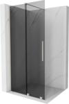 Mexen Velar, zuhany paraván tolóajtóval Walk-in 70 x 200 cm, 8mm szürke üveg, csiszolt acél, 871-070-000-43-97 (871-070-000-43-97)