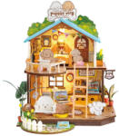 Robotime Miniatúra domčeka Domček pre šteniatka (DG169)