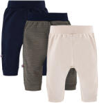 Eevi Gyermek melegítőnadrág GOOD DAY (3 db) khaki, sötétkék, bézs - 86