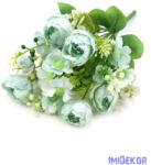  Boglárka csokor kiegészítőkkel 35cm - Menta