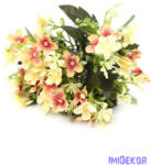  Kisvirágos selyem csokor 29cm - Cirmos Barack