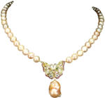 Frumoasa Venetiana Colier argint perle (C2910)