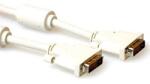 ACT 250385 DVI-D Dual Link cable male to male High Quality 5m Ivory, Kábel (AK3632)
