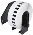 Makki съвместими етикети Brother DK-22214 - White Continuous Length Paper Tape 12mm x 30.48m, Black on White - MK-DK-22214 (MK-DK-22214) - zettabytex