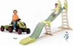 Smoby Set tobogan cu triplu val și tractor cu remorcă Super Megagliss 2in1 Life Smoby cu lungime reglabilă a suprafeței de alunecare 360 cm (SM820201-7)