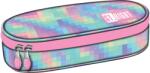 ST.RIGHT Penar oval pentru școală St. Right Pastel - Pixels, с Cu 1 fermoar (PC01) Penar