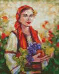 MagicArt Pictură mozaic cu diamante MagicArt - Cadouri, 40 x 50 cm, cu mărgele rotunde, după o pictură de Miglena Kirilova (GJ6119)