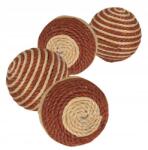 TRIXIE Macskajáték csörgővel 4, 5cm Strapabíró szizál labda 1db (4011905458052)