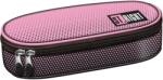 ST.RIGHT Penar oval pentru școală St. Right Pink Gradient -Cu 1 fermoar (PC01) Penar