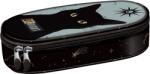 ST.RIGHT Penar oval pentru școală St. Right Night Cats -Cu 1 fermoar (PC01) Penar
