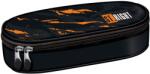 ST.RIGHT Penar oval pentru școală St. Right Lava -Cu 1 fermoar (PC01) Penar