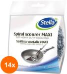 Stella Set 14 x Burete Spiralat din Inox pentru Vase, Stella Maxi (ROC-14xSPMSTBU004)