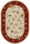Delta Carpet Covor Oval, 150 x 230 cm, Crem / Rosu, Lotos 551 (LOTUS-551-120-O-1523) Covor