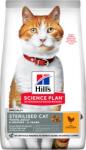 Hill's Hill' s Science Plan Feline Young Adult Sterilised Cat Chicken 15 kg + macskaalom INGYEN