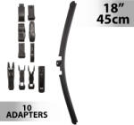 Carguard Ablaktörlő 18"/45 cm - 10 db adapterrel Carguard 55738N (55738N) - tutiar