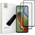 Tech-Protect Motorola Moto G15 / G15 Power / G05 / E15 Kijelzővédő Üvegfólia - Tech-Protect Glass Fit+ - Fekete x 2 db (WR-189073)