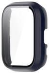  Amazfit Bip 6, Műanyag védőkeret, kijelzővédő üveggel, közepesen ütésálló, szíj nélkül, sötétkék