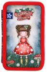  Penar echipat Gorjuss, Little Mushroom, 3 compartimente, 12x21x6 cm (GR607350) Penar