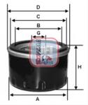 SOFIMA Filtru ulei SOFIMA S 5700 R (S 5700 R) - fixbox