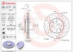 BREMBO Disc frana BREMBO 09. C171.1X (09.C171.1X)