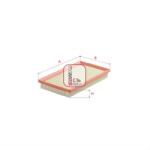 SOFIMA Filtru aer SOFIMA S 3C05 A (S 3C05 A) - fixbox