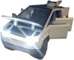 DIECAST Tesla Cybertruck 2022 Silver (replica) cu led-uri si sunete + Atv Tesla scala 1/321/43 (38237)