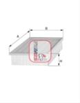 SOFIMA Filtru aer SOFIMA S 3925 A (S 3925 A) - fixbox