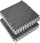 Flippy Set 10 Piese Covor tip Puzzle, Flippy, Spuma EVA, Pufos, 30 x 30 x 1 cm, Gri (teo-128908) Covor