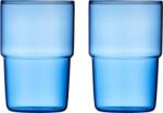 LyngbyGlas Pahare Torino 400 ml albastre 2 buc (30196) Pahar