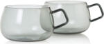 AdHoc Cești pentru cafea sau ceai Yuna 400 ml fumurii 2 buc (AH-TK62)