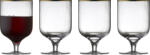 LyngbyGlas Pahare pentru vin Palermo Gold 300 ml 4 buc (12058) Pahar